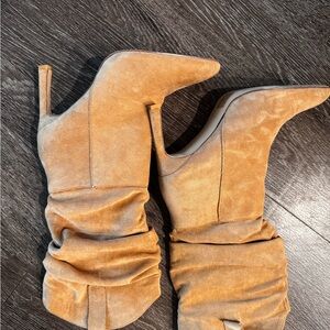 Tan Suede Women's Boots